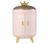 Porta Trucchi Organizer Creative Simple Cosmetics Box Scatola di immagazzinaggio Blocchetto Gioielli Anello Collana Orecchino Display Armadio Vanity(C)