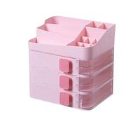 Porta Trucchi Organizer Scatola di stoccaggio cosmetici Prodotti for la cura della pelle Desktop Box Makeup Scaffale multistrato Adatto for bagno Camera da letto Dresser Toilette Vanity(A)