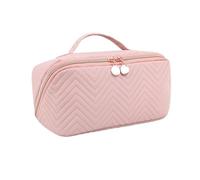 Porta Trucchi Pochette Trucchi Borsa For Cosmetici Borsa For Cosmetici Da Viaggio For Donne Borsa Da Toilette Impermeabile Portatile Con Manico Trousse Trucchi Donna(Pink)