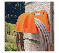 Porta Tubo Da Giardino Ganci for tubi da giardino e avvolgitubo di stoccaggio, porta-tubo for acqua, porta-rubinetti for agricoltura, for appendere rubinetti a parete(Orange)