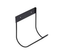 Porta Tubo da Giardino Supporto for tubo da giardino in acciaio inox, piccolo gancio da parete for tubo da giardino, ideale for acqua, aria, tubo idraulico, corde(Black)