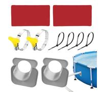 Porta Tubo Piscina,Sostegno Tubo Piscina | Accessori Spa Per Casa Giardino