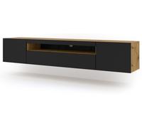 PORTA TV AURA 200 ARTISAN OAK NERO OPACO