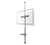 Porta TV Full Motion - 37-70" - Peso massimo supportato dello schermo: 30 kg - inclinabile - Ruotabile - Altezze prestabilite regolabili - Acciaio/Alluminio - Argento/Nero