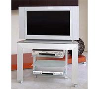 Porta TV Gamma 100 in alluminio anodizzato Plasma da 26 a 32 pollici trasparente
