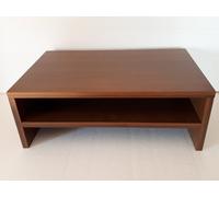 PORTA TV NOCE ARTE POVERA RIALZO DOPPIO VANO PER VCR DVD DECODER