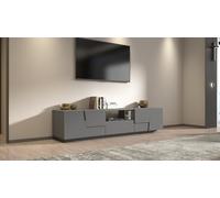 Porta TV PONGO da 220 cm Antracite opaco