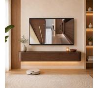 Porta TV Sospeso, Lowboard TV, Mobile TV A Parete, Console Multimediale