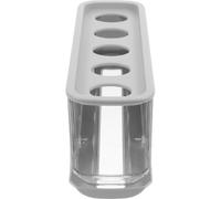 Porta Uova da Frigorifero a Scorrimento, Contenitore a 2 Livelli | Plastica, Design Compatto e Base Stabile, Organizzazione per Sportello Frigo e Uova di Quaglia