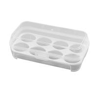 Porta uova, Organizzatore for uova da cucina portatile e resistente in plastica trasparente con coperchio, griglia 3/4/8(8 Cells)