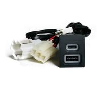 Porta USB Center Compatibile Con Per Polo 2004-2011 12V 24V Telefono Per Auto Presa Ricarica Doppia QC3.0 Porta Ricarica Di Tipo C PD Adattatore porta USB AUX