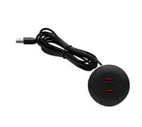 Porta USB Desktop Incorporato Connettore di Ricarica Per Scrivania Linea Dati Splitter Socket Home Fast Port Piccoli Elettrodomestici