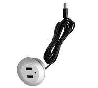 Porta USB Desktop Incorporato Connettore di Ricarica Per USB Scrivania Linea Dati Splitter Presa di Ricarica Per La Casa Stazione di Ricarica USB