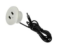 Porta USB Desktop Scrivania Linea Dati Splitter Socket Home First Port USB Embedded Connettore di ricarica per piccoli elettrodomestici