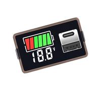 Porta USB/Tipo C Indicatori di Ricarica Della Batteria Misuratore Per Batterie Al Litio Tensioni In Tempo Reale Dispositivi LED Display Digitale Tensioni