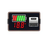 Porta USB/Tipo C Indicatori di Ricarica Della Batteria Misuratore Per Batterie Al Litio Tensioni In Tempo Reale Dispositivi LED Display Digitale Tensioni