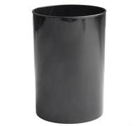 Porta utensili da cucina antiscivolo con base cava per drenaggio, per posate in PP+TPR facile da pulire, per cucchiai, bacchette e stoviglie, nero (piccolo)