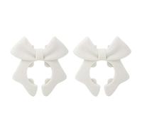 Porta Utensili Da Cucina Flessibile Con Cucchiaio A Forma Bowknot Decorativo Clip Resto Protetta Per La Maniglia Pentole Resistenti Cucchiaio Laterale Decorativo Resistente Calore