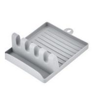 Porta Utensili da Cucina in Plastica, Grigio | Plastica resistente, Porta bacchette cucina, Durante la preparazione cibi, Per mamme e papà