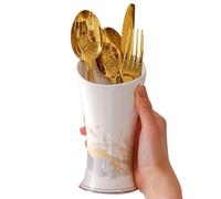 Porta utensili per feste, portautensili per feste, portacucchiaio in ceramica con drenaggio, rack da cucina multifunzionali di grande capacità per cucinare in classe