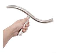 Porta utensili per tornio per base da 2,5 cm, per kit di portautensili per tornitura in acciaio CNC con forma a S rotonda grande piccola curva dritta, metallo galvanizzato #45 per la lavorazione del