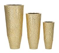 Mauro Ferretti Vaso Decorativo, P/Vasi, in Ferro, Oro, 114,9x50,8x50,8 cm