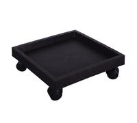 Porta Vaso Con Ruote Quadrato Carrello Delle Piante Supporti Per Da Interno