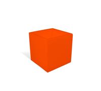 Porta vaso in polietilene MODELLO ELLENICO liscio Dimensioni 45 x45xh 45 cm uso interno esterno colore Arancio arancione
