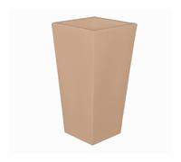 Porta vaso Vaso in polietilene EGIZIO LISCIO 32x22x53 cm ideale per arredare al meglio sia un ambiente interno che esterno Cappuccino