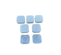 Porta Veleno per Gel Insetticida - Set da 6 Trappole Riutilizzabili in Stampa 3D con Chiusura Sicura, Incisione di Pericolo e Lavaggio Facile - Per Formiche, Scarafaggi e Blatte (Bianco)