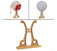 Porta ventaglio decorativo rotondo per celebrare l'arte tradizionale cinese a casa o al lavoro (tromba rossa)