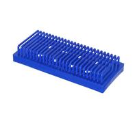 Porta Vetrini da Microscopio in Plastica Blu, Stendino Multi-livello | Struttura Precisa Drenaggio, Supporto Stabile, per Vetrini Preparati e Aree di Preparazione