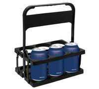 Porta vino, Supporto Per Bottiglie - Tenete Per Bottiglie Scaffale Bottiglie Di Birra A 6 Fori, Supporto Per La Bottiglia Di Latte Riutilizzabile, Porta Bottiglia Pieghevole Con Maniglia Latto