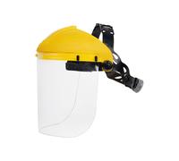 Porta visiera con protezione frontale + Visiera Balbi 2 - 39x20 cm - giallo - Deltaplus Quantita min. 1