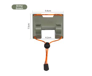 Porta Vita Portatile ABS Girevole 360 Gradi per Baitcasting e Canne Mosche