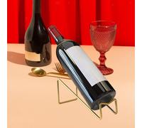Porta wine rack con controsoffitto in metallo stand per vino per bar