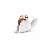 Porta Zampirone a forma di Lumaca - Supporto per Spirali Antizanzare in ABS Ignifugo - Con Base Raccogli Cenere - Design Universale Riutilizzabile - Dimensioni 18x3,2x7,5cm
