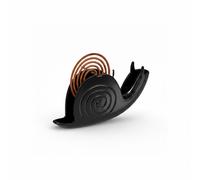Porta Zampirone a forma di Lumaca - Supporto per Spirali Antizanzare in ABS Ignifugo - Con Base Raccogli Cenere - Design Universale Riutilizzabile - Dimensioni 18x3,2x7,5cm