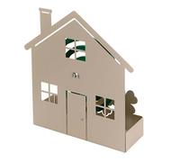 PORTA ZAMPIRONE CASETTA IN METALLO BEIGE