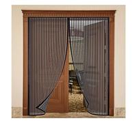 Porta Zanzariera Magnetica,130x240cm Tenda Zanzariera Magnetica per Porta,Facile Montaggio,Senza Perforazion,Si Chiude Da Sola,Impedendo Agli Insetti Di Entrare