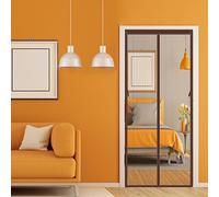 Porta Zanzariera Magnetica 75x240cm Zanzariera Magnetica Impedendo agli Insetti di Entrare, Si Chiude da Sola Magnetico Pieghevole Tenda Anti Zanzare per Balconi,Marrone A