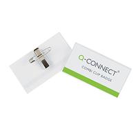 Q-CONNECT KF01568 badge e porta badge PVC 50 pezzo(i)