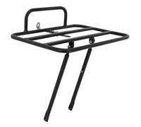 Portapacchi anteriore per bicicletta con aste P2R diametro 6mm nero, staffa rego