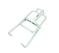 Portabagagli Portapacchi Anteriore Per Bicicletta Pieghevole Da 14 Pollici, In Lega Di Alluminio, Per Dahon BYA412 K3 Portapacchi Posteriori(D'argento)