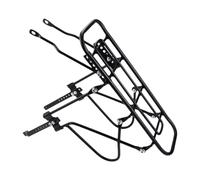 Portabagagli Posteriore per Bicicletta - Montaggio Per Ciclismo Con Capacità 200 Kg,Portabagagli Regolabile In Acciaio Per Bicicletta,Per Ciclismo Pendolarismo Escursionismo Spesa Picnic