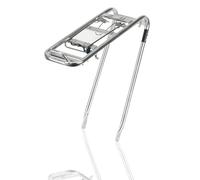 Portabagagli retrò in alluminio XLC rp-r16 Argenté 26/28"