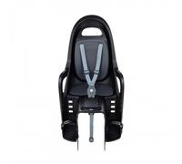 POLISPORT 8408700001 - Seggiolino posteriore GROOVY AVS+ Bicicletta per bambini con peso massimo di 22kg con ancoraggio al portapacchi compatibile solo con AVS+ in colore Nero/Grigio Scuro