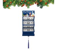 Portabanconote di Natale, busta con 10 fessure per carte e assegni, buste per soldi, per famiglie, amici, adulti, uomini, donne, ragazzi, ragazze, adolescenti padre