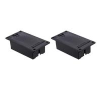 Portabatteria 9v per Pickup Chitarra e Basso 2 Pezzi Nero