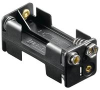 Portabatterie, 4 x micro AAA con attacco a pulsante, set da 5
